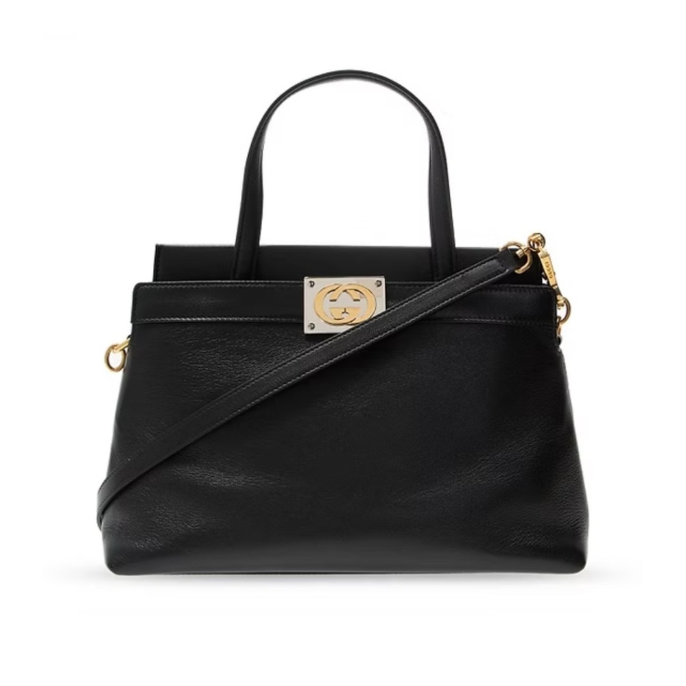 Gucci Black Leather Handbag